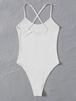 White 90'S BABIEEE Bodysuit