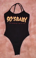 Black 90'S BABIEEE Bodysuit